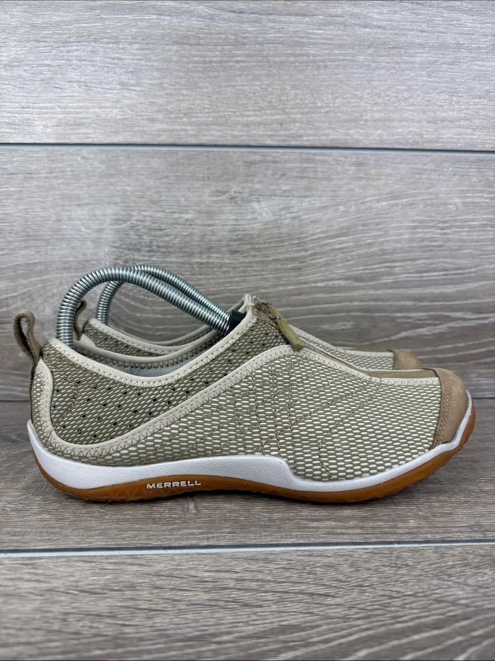 Merrell Lorelei Deep Tan Women’s Size 8.5 Zip Outdoor Trail Hiking Shoes